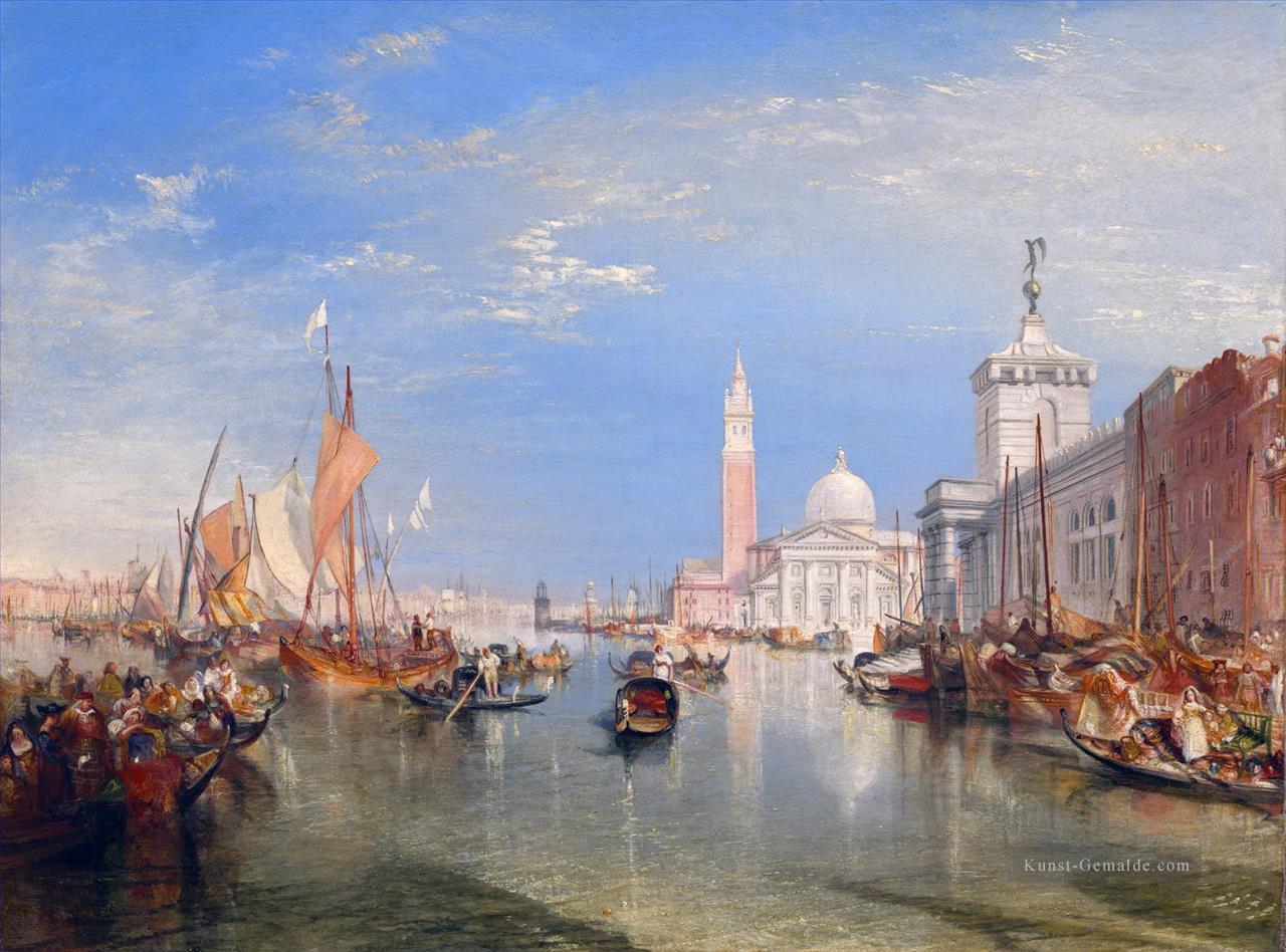 Venedig die Dogana und San Giorgio Maggiore Turner Ölgemälde